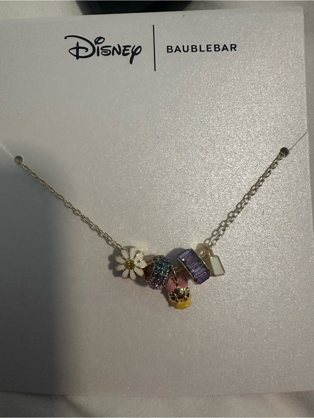 Disney x BaubleBar Daisy & Charm Necklace - Pastel Multi